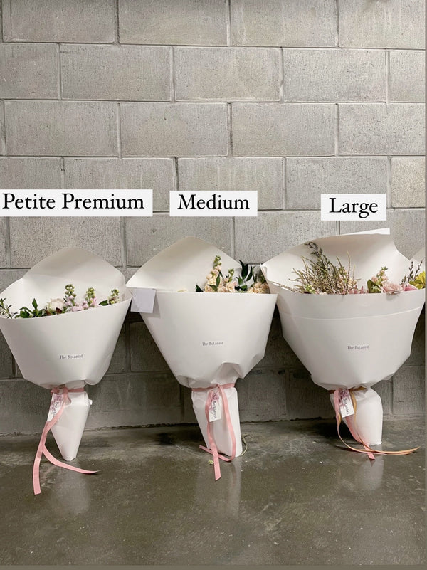 Pink Petite Premium, Medium, Large Bouquet | Botanist Florist