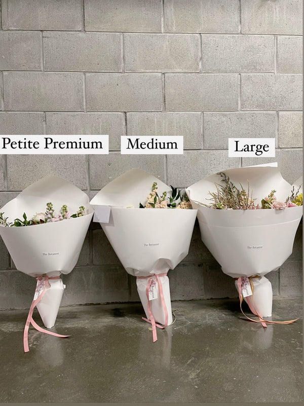 Petite Premium, Medium, Large Bouquet | Botanist Florist