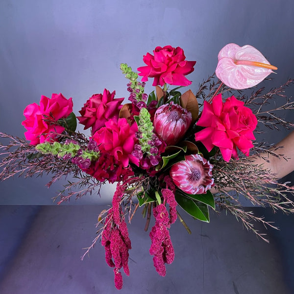 Boken of Pink Bright Flowers | Botanist Florist