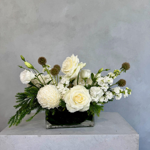 Christmas Table Centrepiece (with Vase)