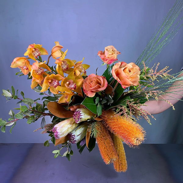 Orange Color Flowers with Florist's Choice | Botanist Florist Auckland