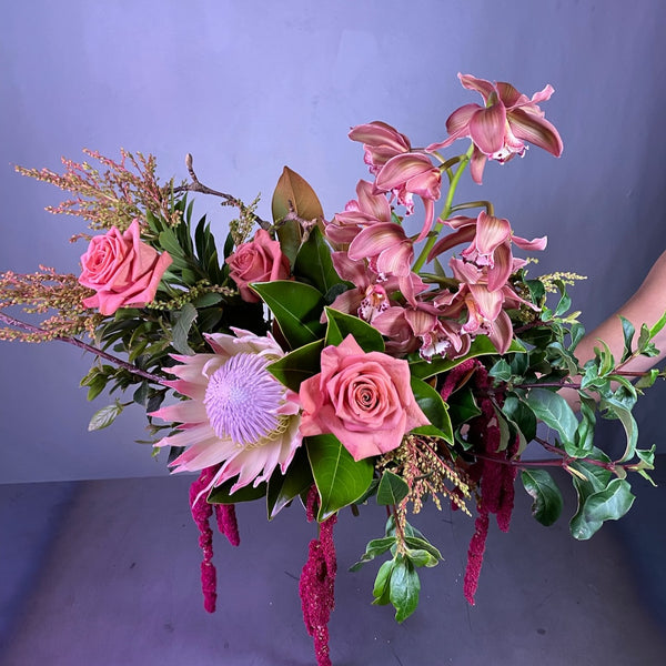 Pink Seasonal Bouquet with Florist's Choice | Botanist Florist Auckland